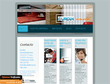 Tablet Screenshot of calderasurdin.net